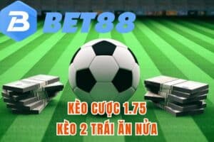 Kèo cược 1.75 - Kèo 2 trái ăn nửa